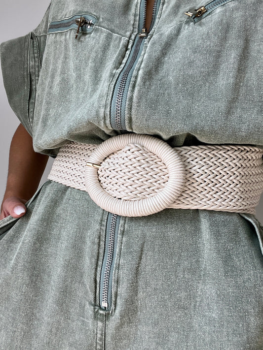 Ceinture - Tania beige